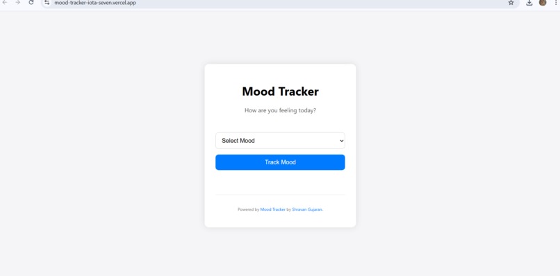 Mood Tracker – screenshot 1