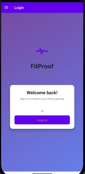 FitProof – screenshot 2