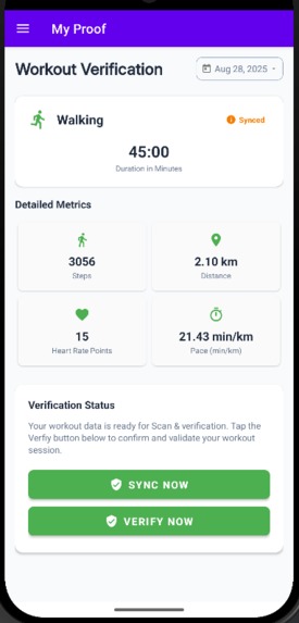 FitProof – screenshot 4