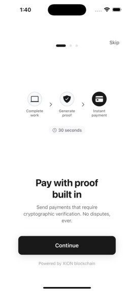 ProofPay – screenshot 2