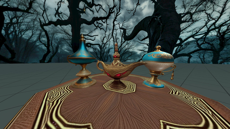 Remixable Magical Genie Lamp Asset ID #1583014299337268 – screenshot 1