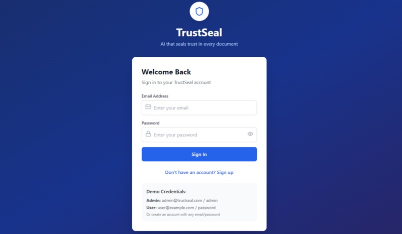TrustSeal – screenshot 1