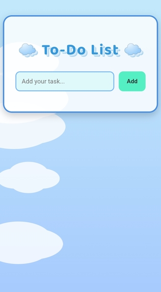 To-Do List – screenshot 1