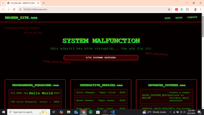 404: The Repair – screenshot 3