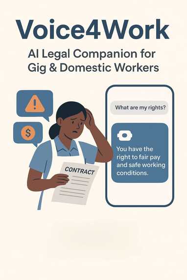 Voice4Work: AI Legal Companion for Gig & Domestic Workers – screenshot 1
