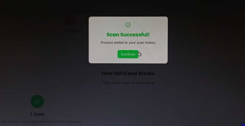SafeFood – screenshot 1