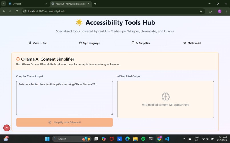 AdaptIQ – screenshot 1