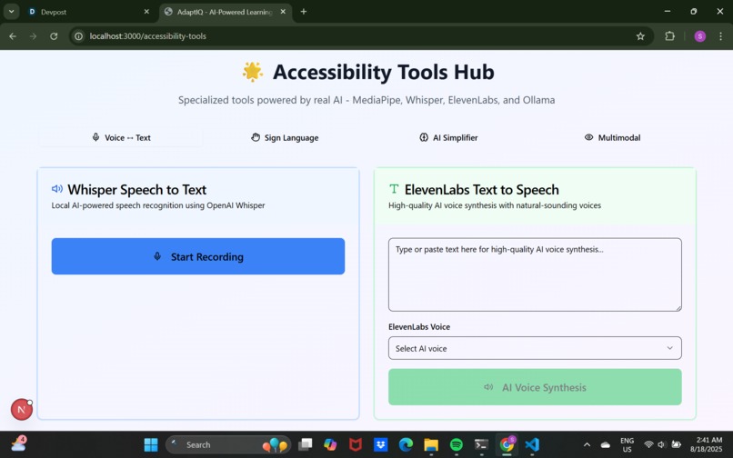 AdaptIQ – screenshot 4