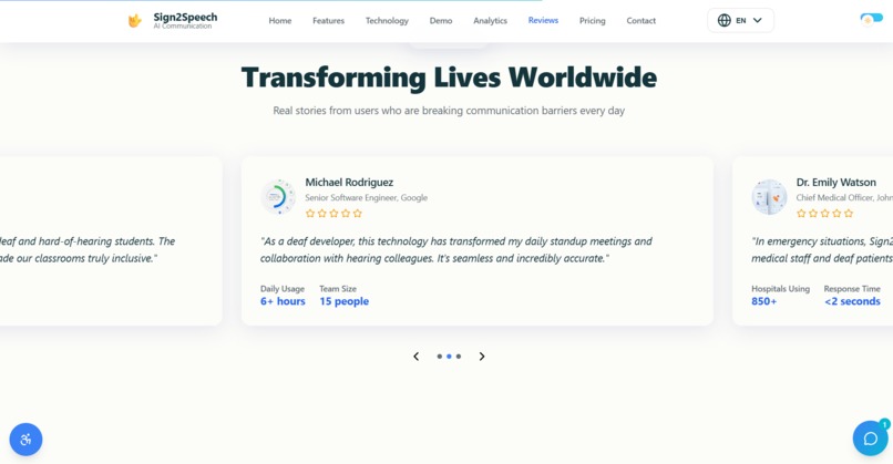 Sign2Speech – screenshot 6