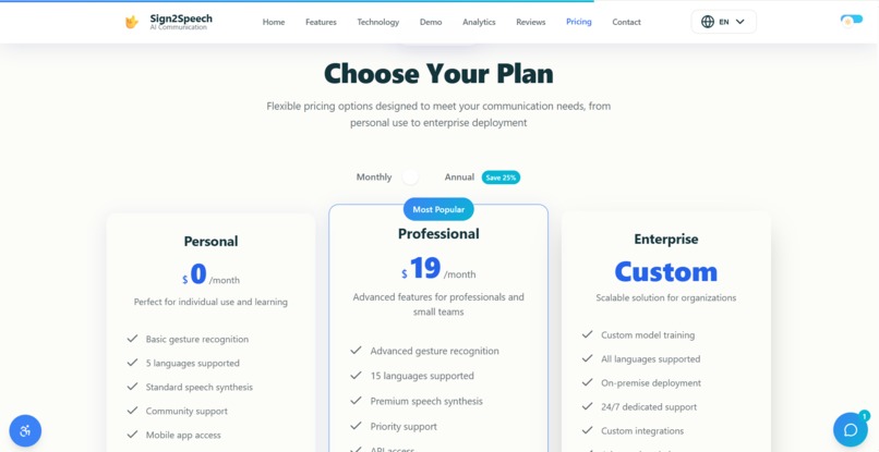 Sign2Speech – screenshot 7