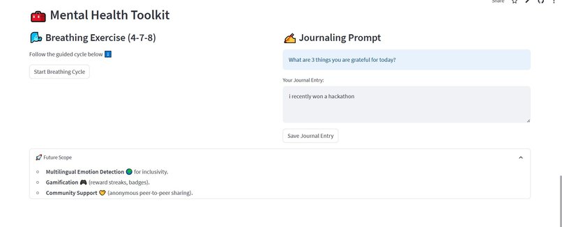 Mental Health Companion – screenshot 1