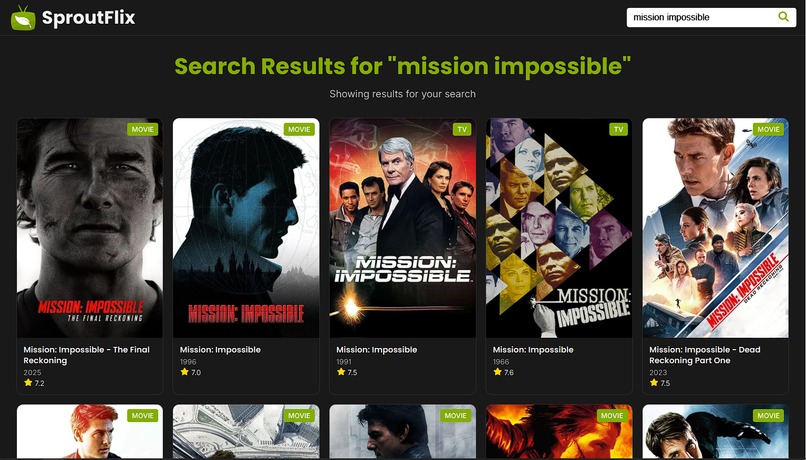 SproutFlix – screenshot 3