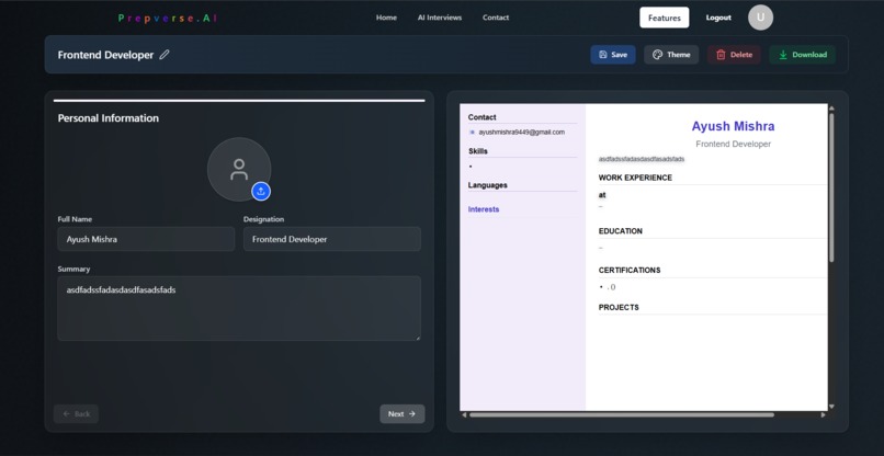 Prepverse.AI – screenshot 3