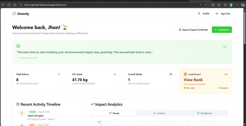Greenly – screenshot 1
