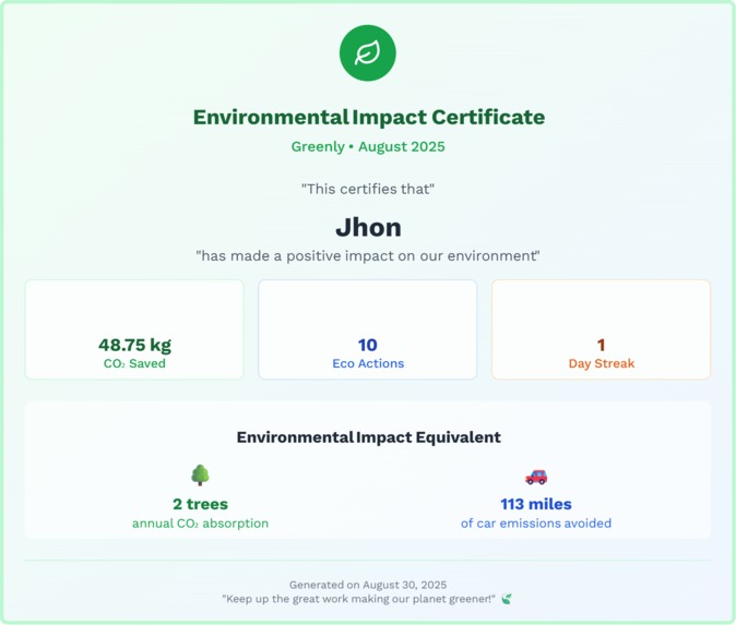 Greenly – screenshot 7