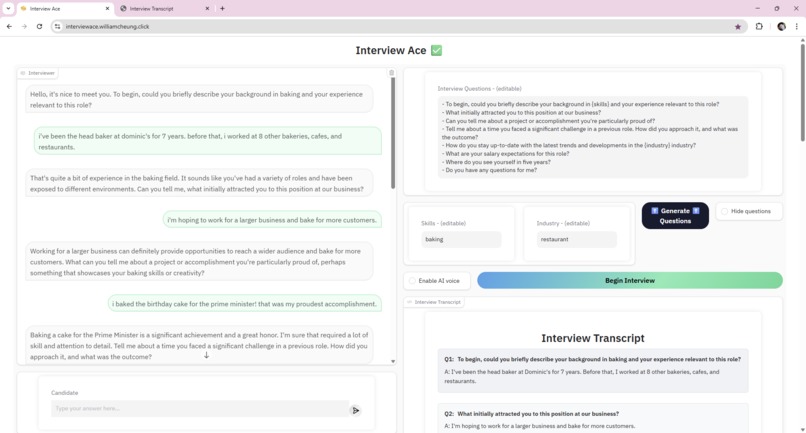 Interview Ace – screenshot 1
