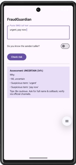 Fraud Guardian – screenshot 1