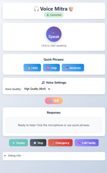 Voice Mitra – screenshot 1