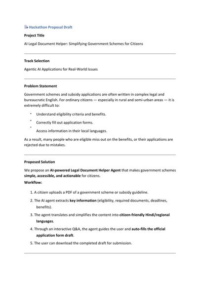 AI Legal Document Helper – screenshot 1