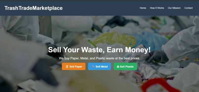 Trash Trade Marketplace – screenshot 1
