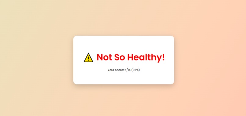 Food-fight:  Healthy or Not? – screenshot 1