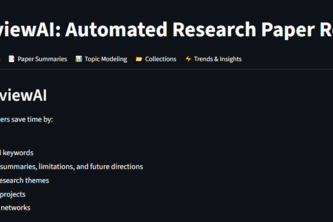 LitReviewAI: Automated Research Paper Reviewer