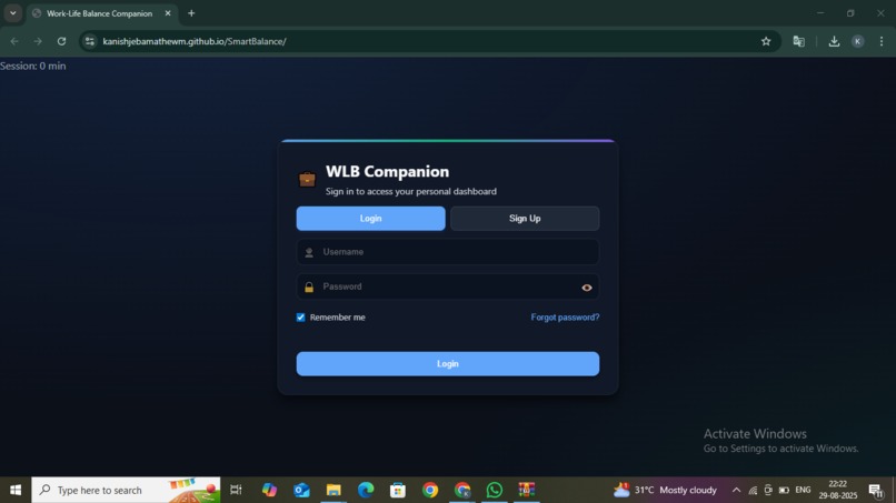 Smart Balance – screenshot 1