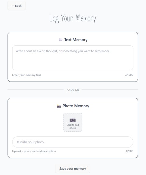 Memoria - An AI companion for Alzheimer’s – screenshot 2