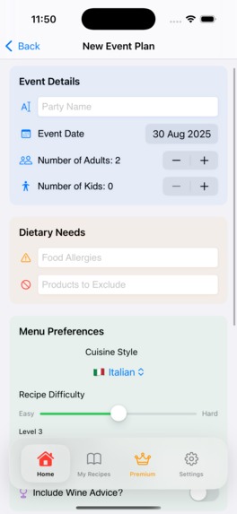 Plattrs - Menu Planner – screenshot 2