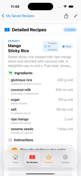 Plattrs - Menu Planner – screenshot 3