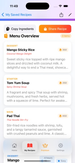 Plattrs - Menu Planner – screenshot 5