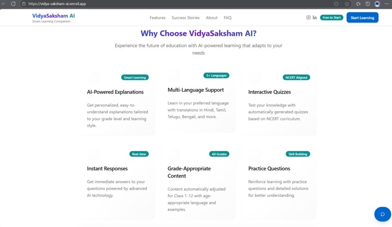 VidyaSaksham AI – screenshot 3