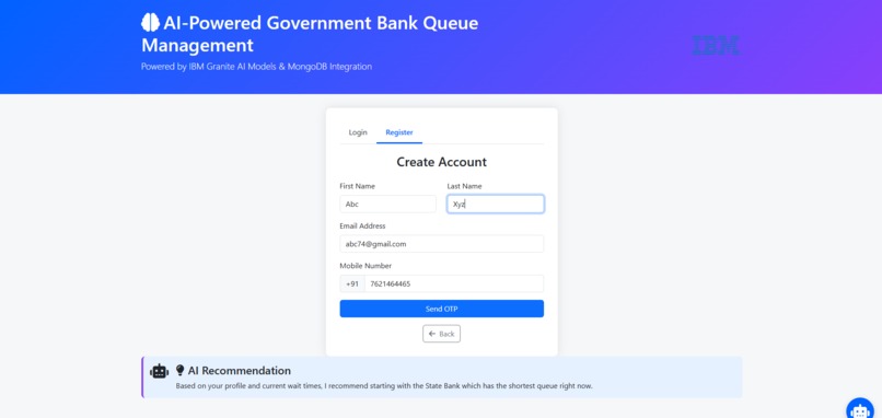 AI-Powered-Government-Bank-Queue-Management – screenshot 2
