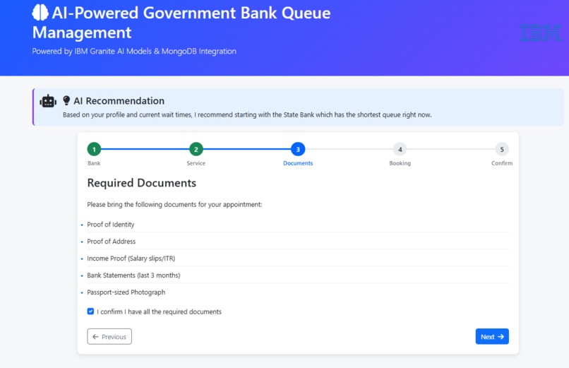 AI-Powered-Government-Bank-Queue-Management – screenshot 5