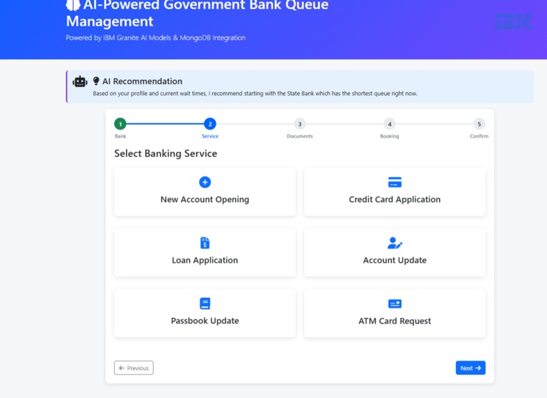 AI-Powered-Government-Bank-Queue-Management – screenshot 6