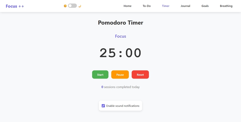 Focus++ – screenshot 3