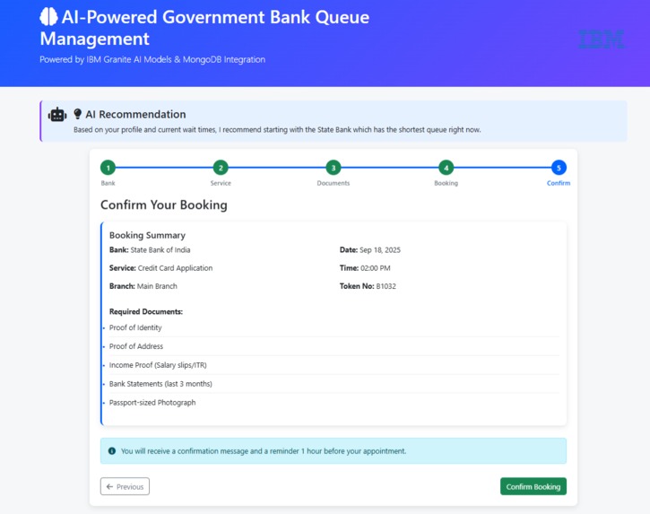 AI-Powered-Government-Bank-Queue-Management – screenshot 8