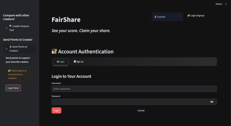 FairShare – screenshot 2