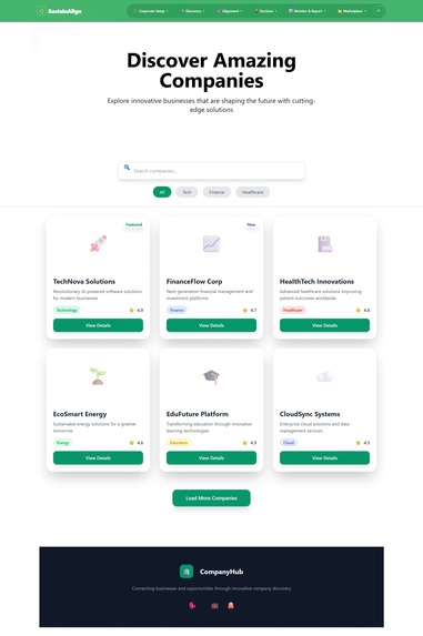 SustainAlign - A CSR Connection Platform – screenshot 3