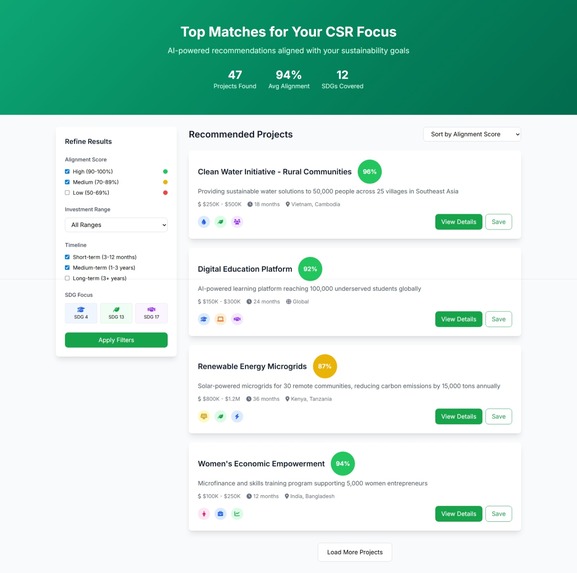 SustainAlign - A CSR Connection Platform – screenshot 4