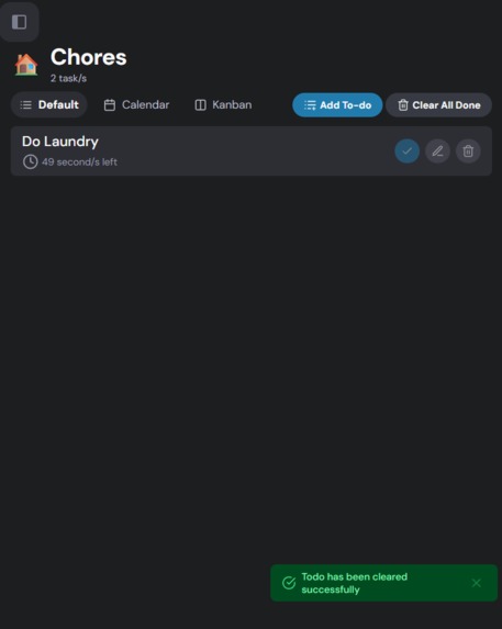 2DoNote – screenshot 2