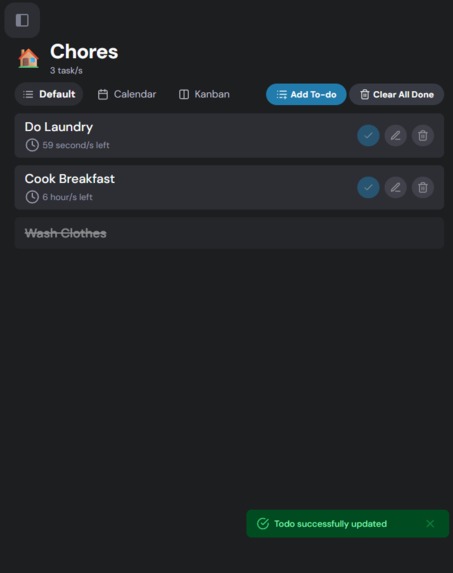 2DoNote – screenshot 3