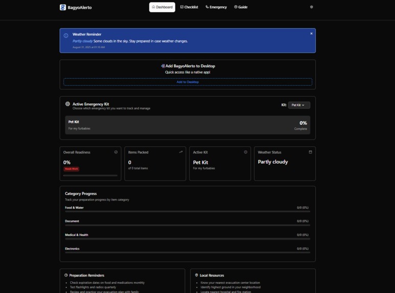 BagyoAlerto – screenshot 1