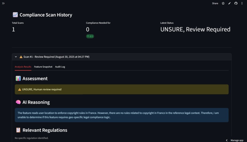 GeoGuard – screenshot 2