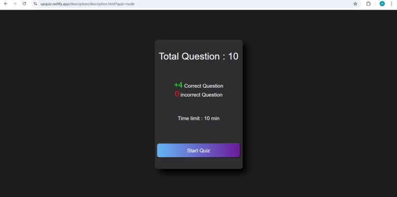 UpQuiz – screenshot 2