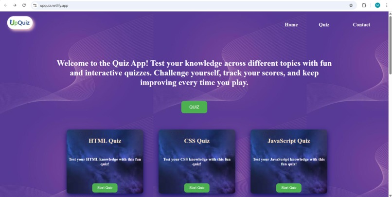 UpQuiz – screenshot 1
