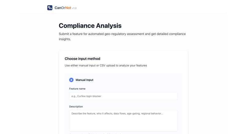 CanOrNot – screenshot 2