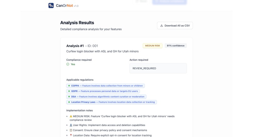 CanOrNot – screenshot 3