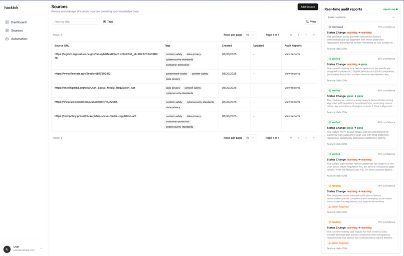 Hacktok – screenshot 3