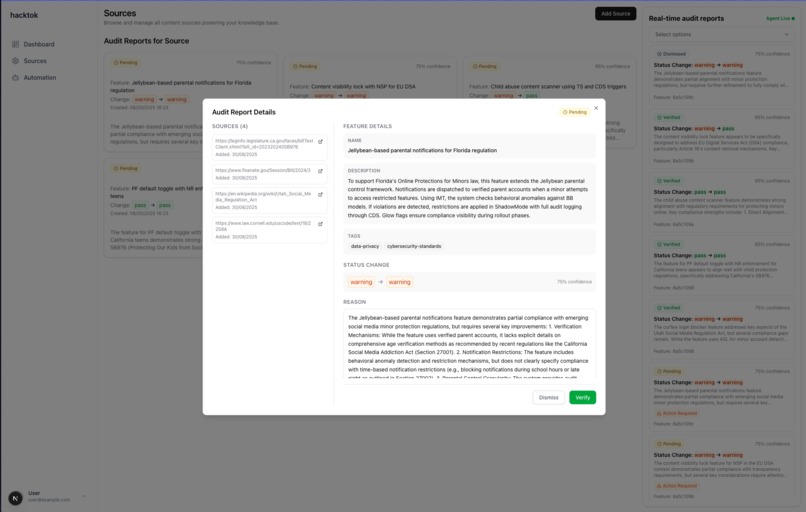 Hacktok – screenshot 4